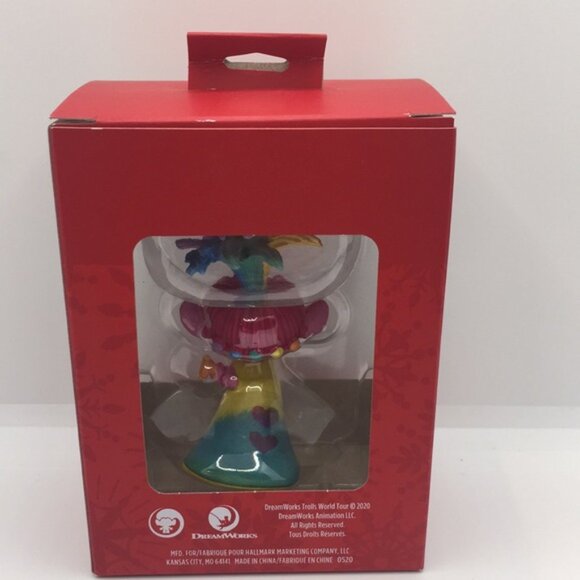 2020 Hallmark Dream Works Trolls World Tour Poppy Guitar Christmas Tree Ornament - Picture 5 of 10